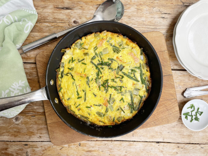 Smoked Salmon Frittata