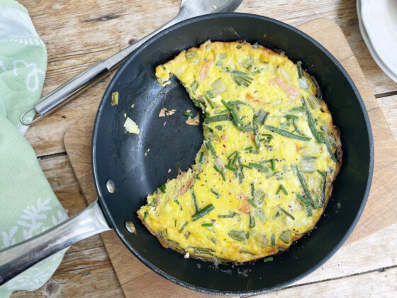 Smoked Salmon Frittata