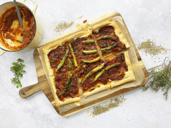 Vegan Asparagus Tart