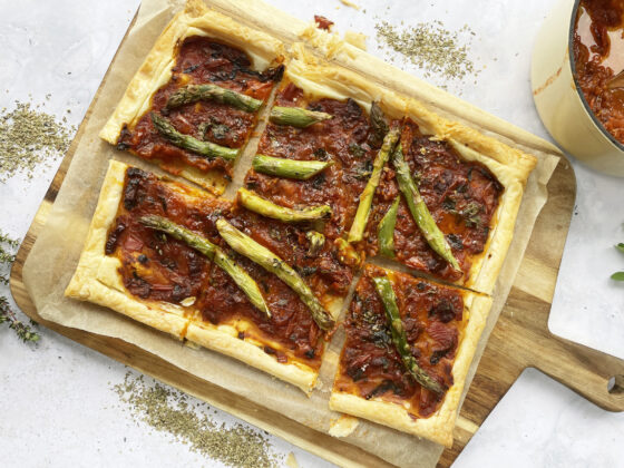 Vegan Asparagus Tart