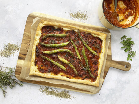 Vegan Asparagus Tart