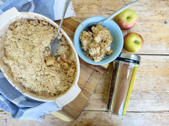 Apple and Pear Crumble