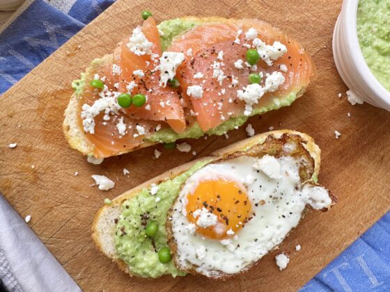 ButterBean and Pea Spread on Toast
