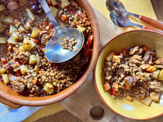 chorizo and lentil stew