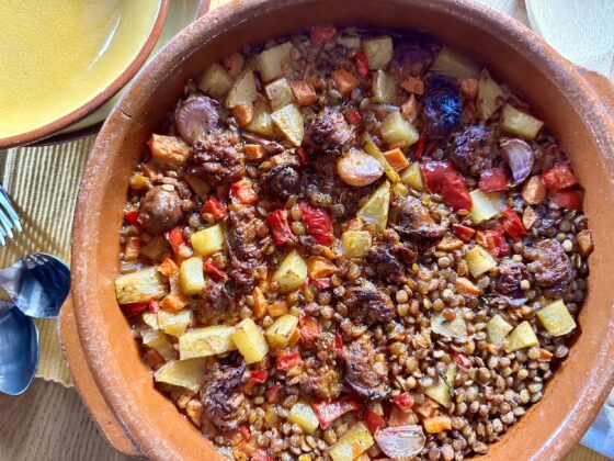 chorizo and lentil stew