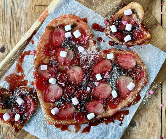 Strawberry and Nutella Tart