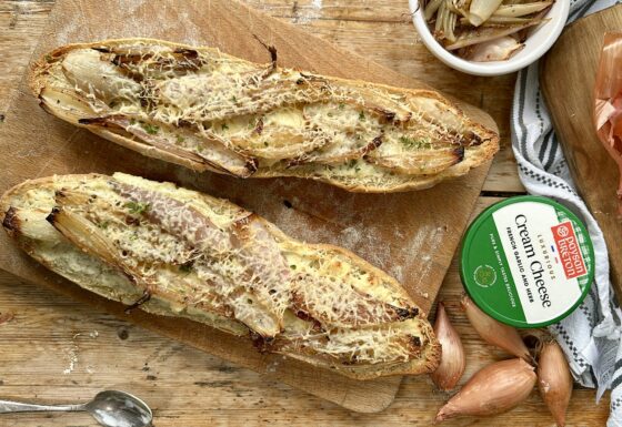 caramelised onion baguettes