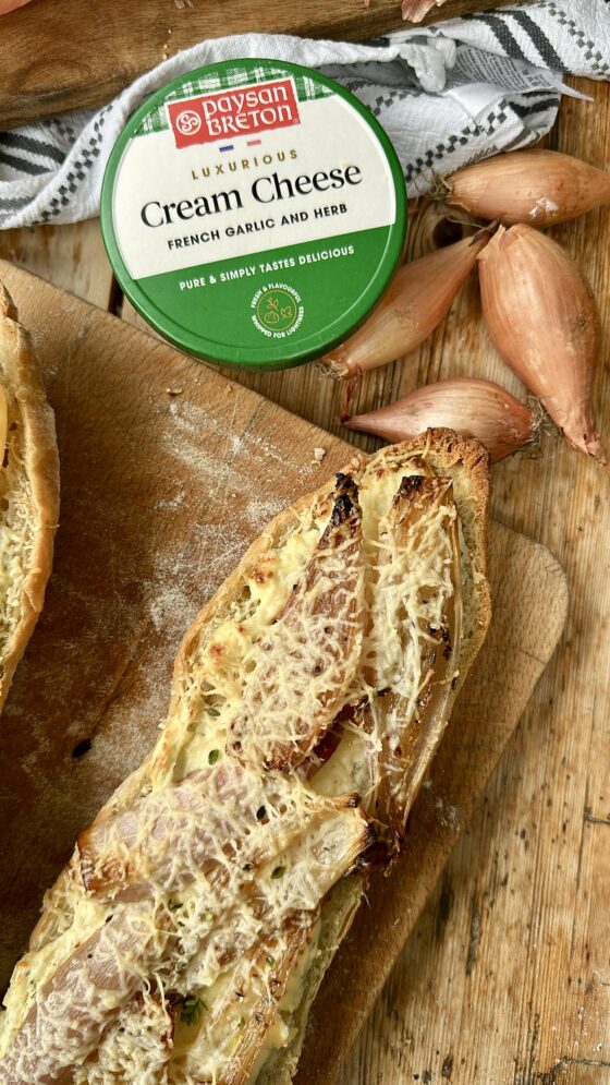 caramelised onion baguettes