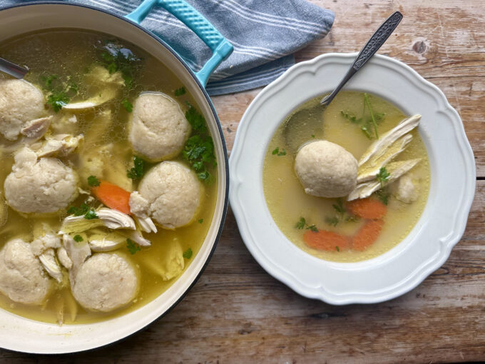Chicken Soup & Kneidels