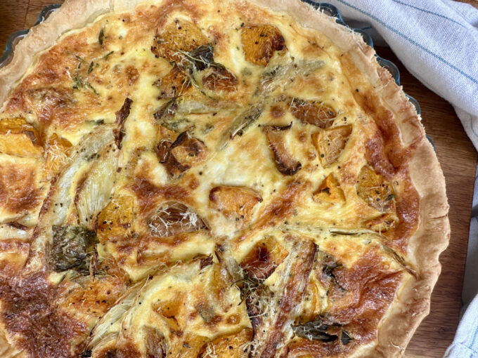 Roasted Squash Quiche