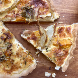 Roasted Squash Quiche