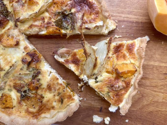 Roasted Squash Quiche