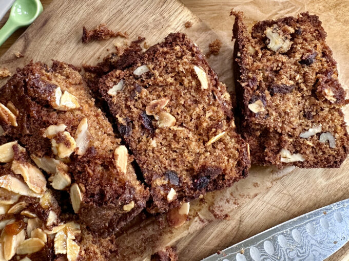 olive oil carrot loaf cake