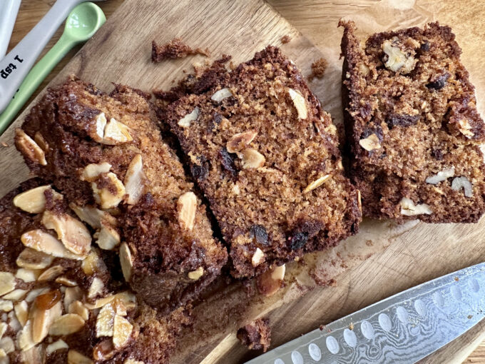 olive oil carrot loaf cake