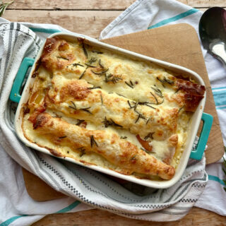 low-fibre carrot lasagna