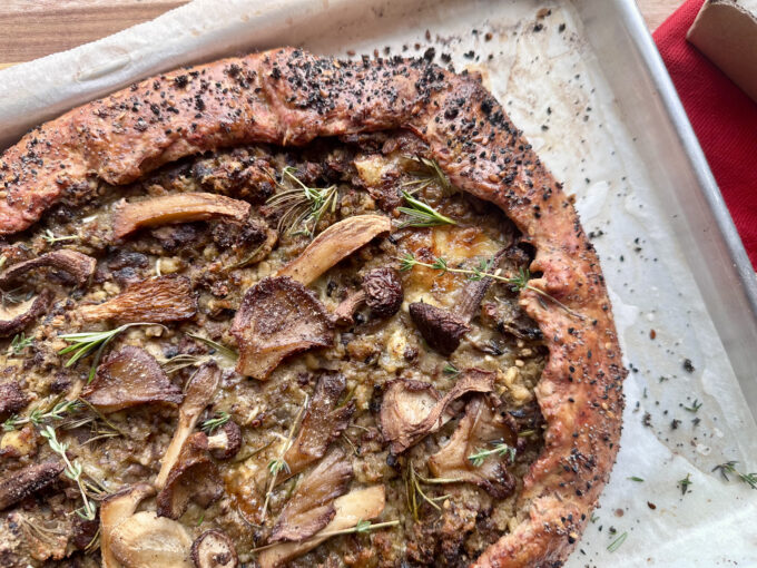 Christmas Mushroom Galette
