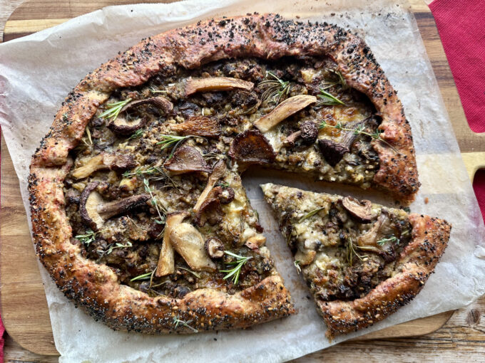 Christmas Mushroom Galette