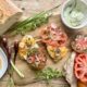 Tomatoes & Herby Whipped Feta on Toast