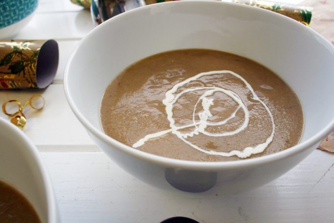 roast chestnut soup