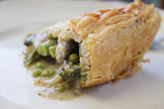 broccoli and mushroom pie