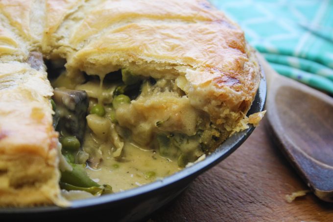 broccoli and mushroom pie