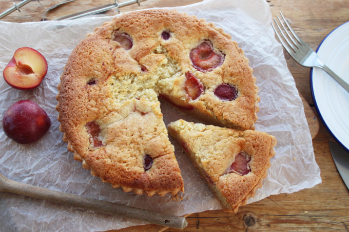 rum frangipane tart