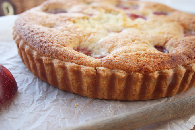 rum frangipane tart